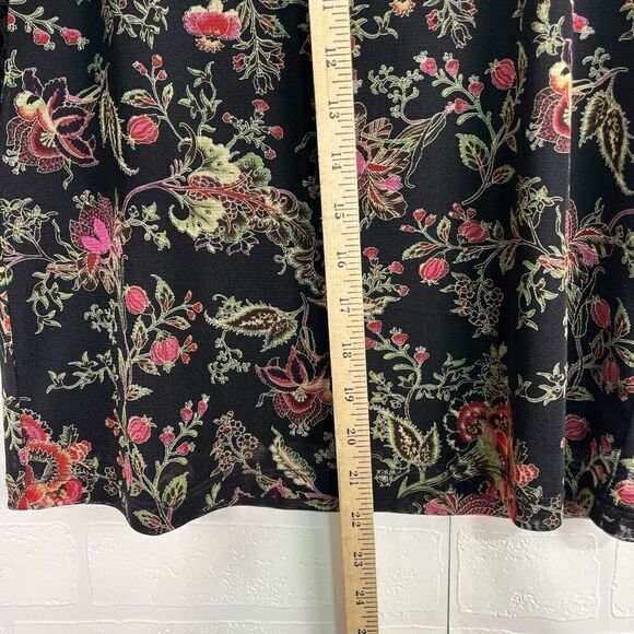 Emma James by Liz Claiborne Womens Top and Maxi Skirt Size M/L Floral Grunge Whi - Picture 5 of 13